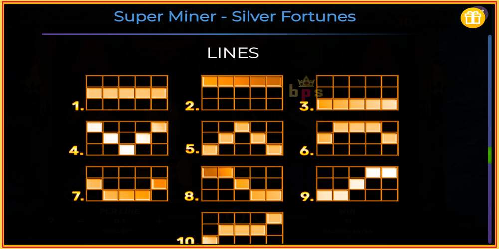 Игровой слот Super Miner Silver Fortunes