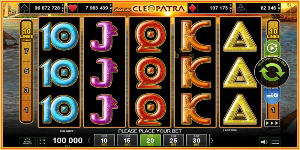 Игровой слот Grace of Cleopatra