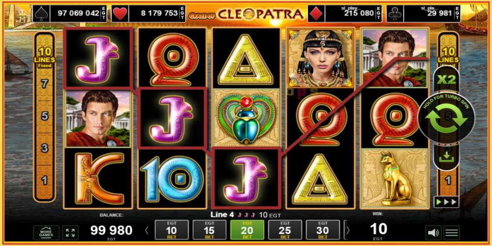 Игровой слот Grace of Cleopatra