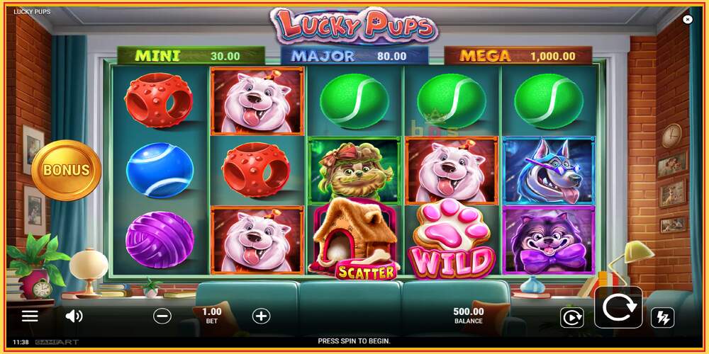 Игровой слот Lucky Pups