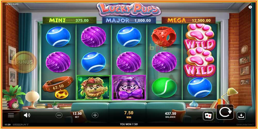 Игровой слот Lucky Pups