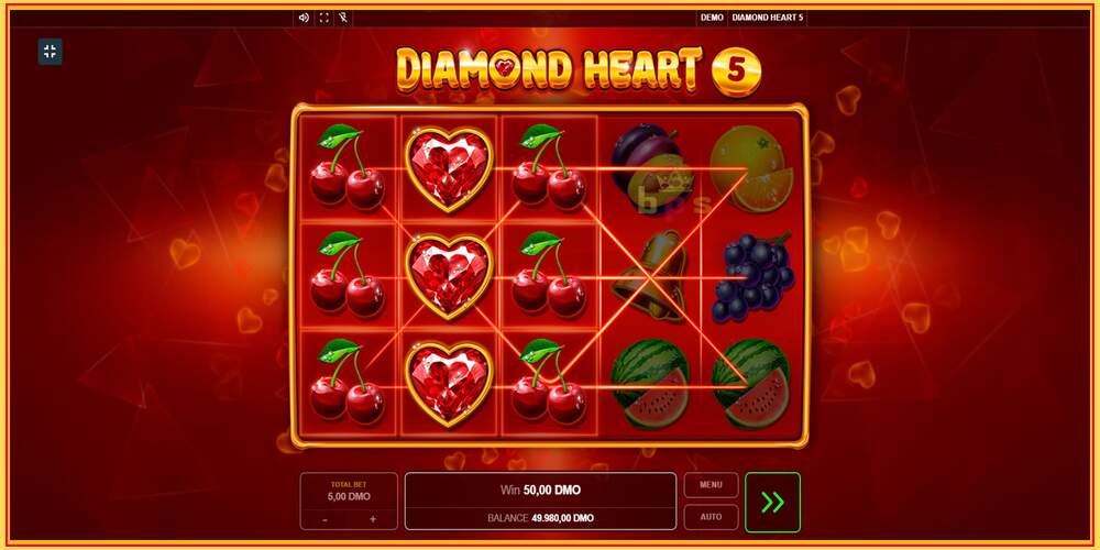 Vendi i lojës Diamond Heart 5