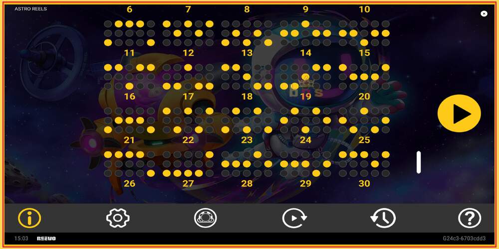 Игровой слот Astro Reels