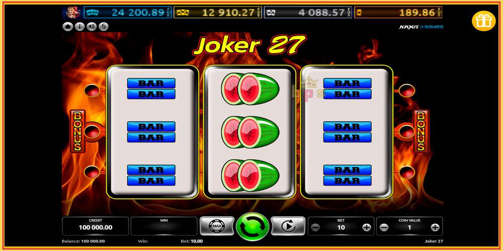 Игровой слот Joker 27