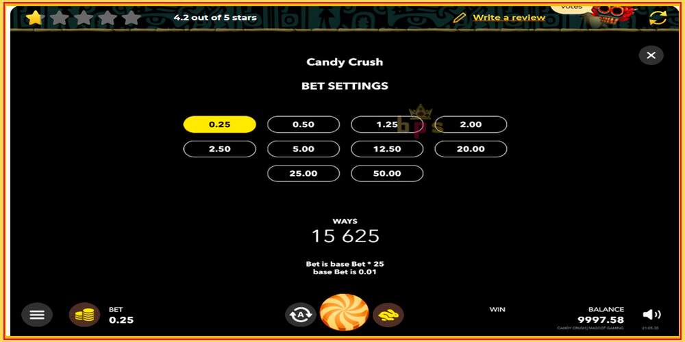 Игровой слот Candy Splasher