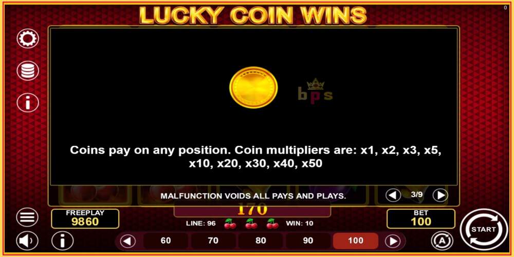 Pelipaikka Lucky Coin Wins