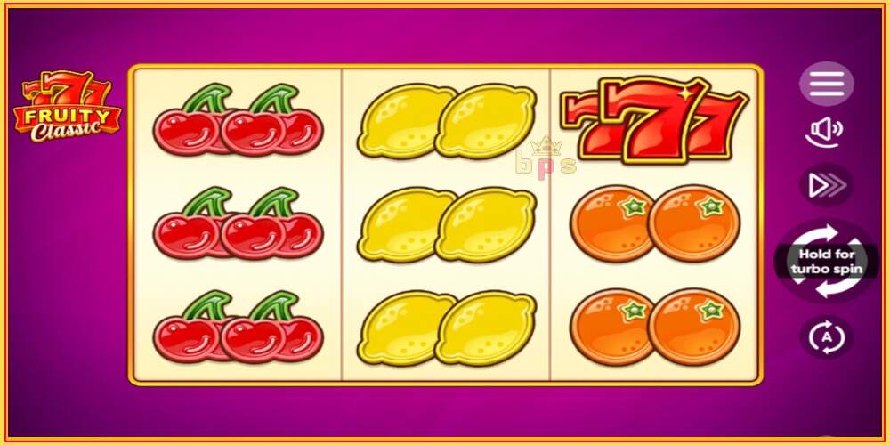 Игровой слот 777 Fruity Classic