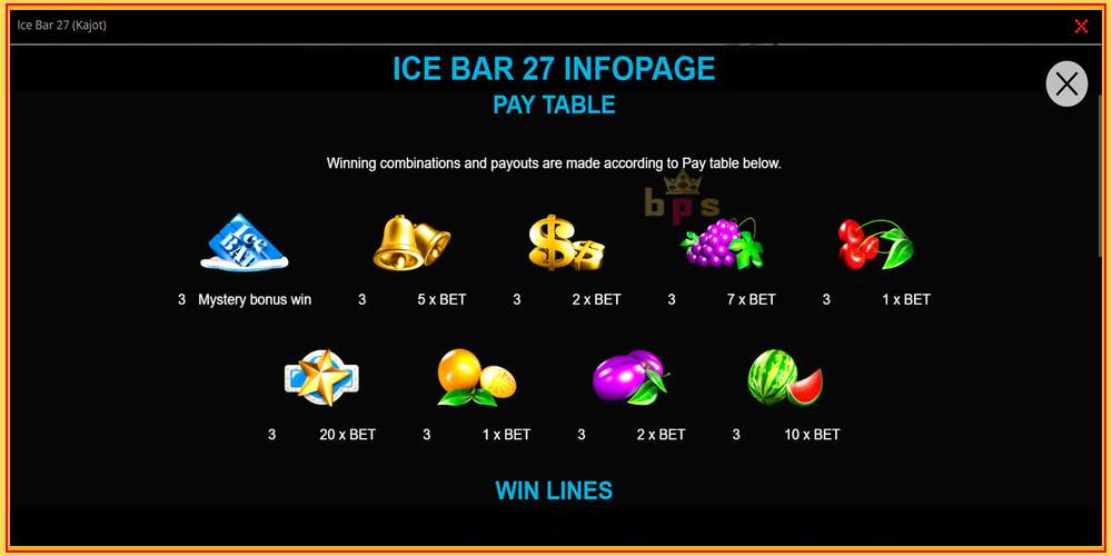 Slot permainan Ice Bar 27