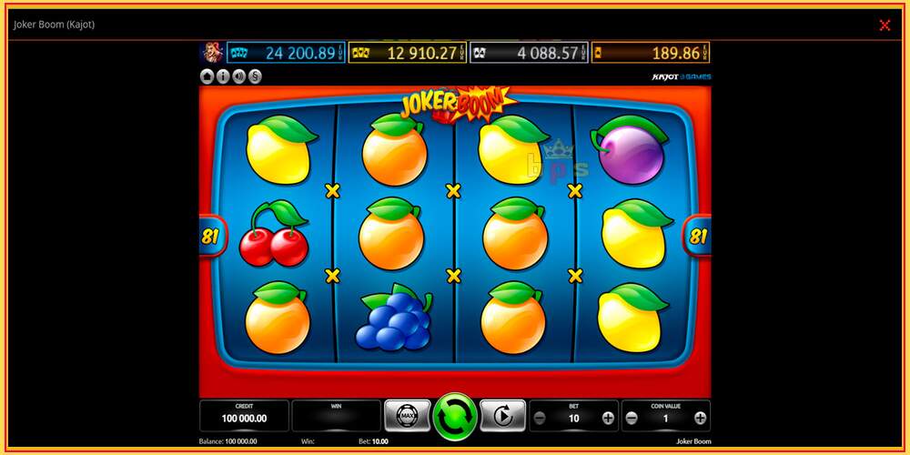 Slot permainan Joker Boom