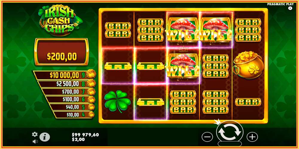 Gniazdo do gry Irish Cash Chips