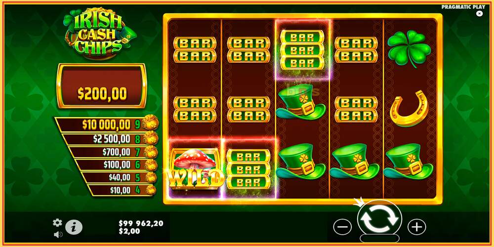 Gniazdo do gry Irish Cash Chips