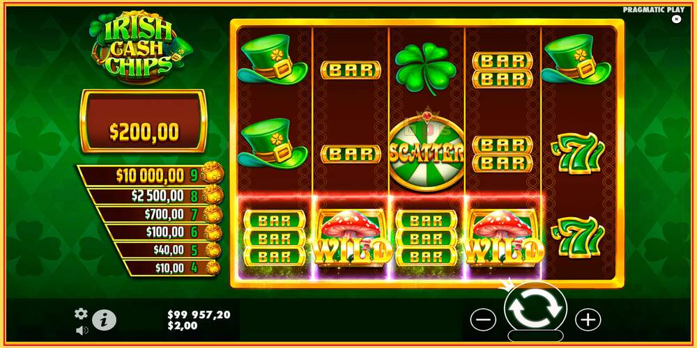 Gniazdo do gry Irish Cash Chips