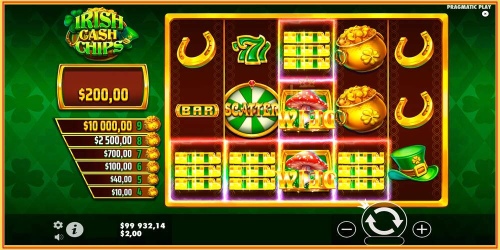 Gniazdo do gry Irish Cash Chips