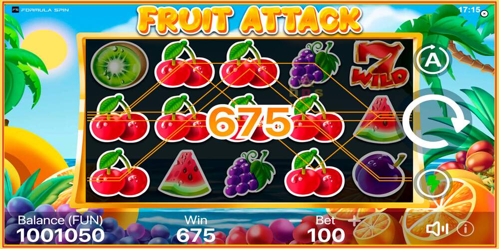 Slot de joc Fruit Attack