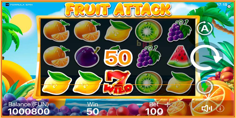 Slot de joc Fruit Attack