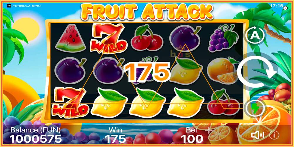 Slot de joc Fruit Attack