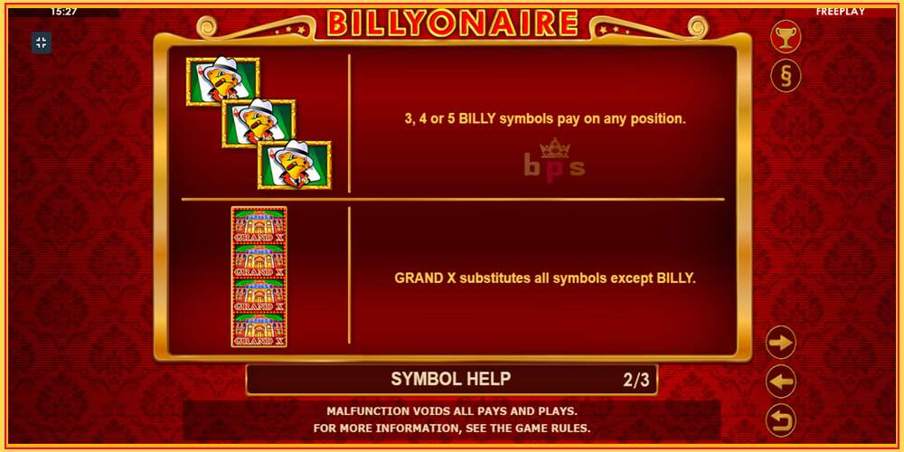 Игровой слот Billyonaire