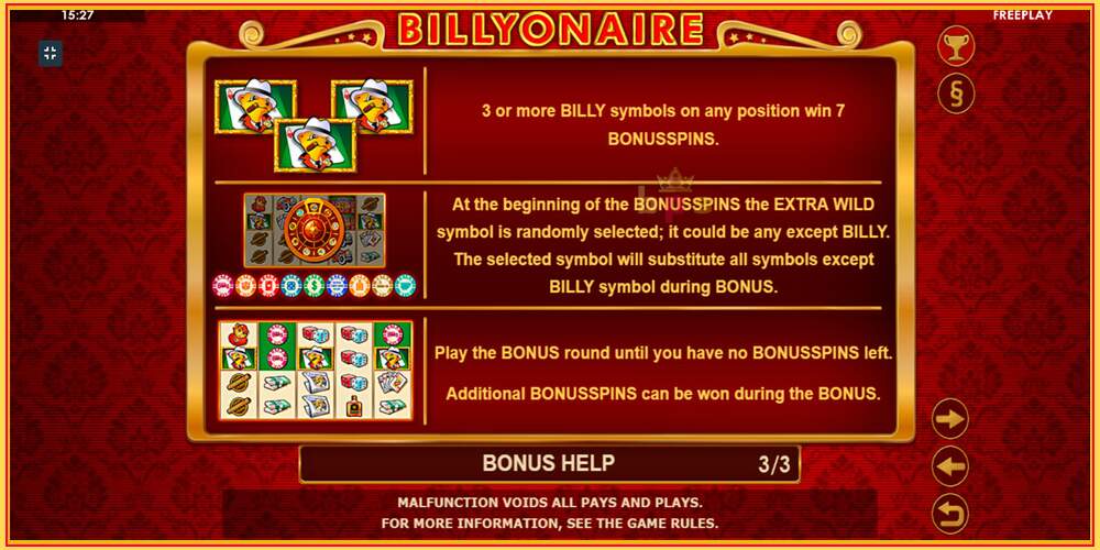 Игровой слот Billyonaire