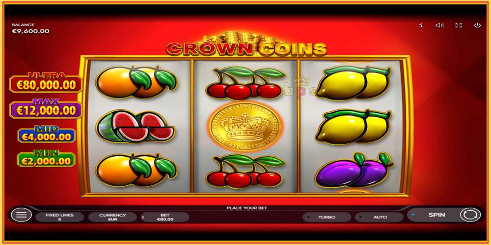 Игровой слот Crown Coins