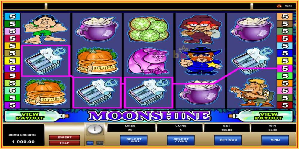 Игровой слот Moonshine