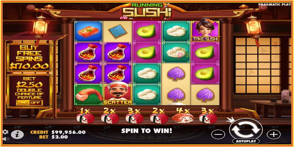 Игровой слот Running Sushi