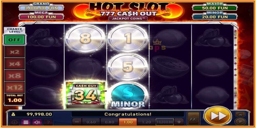 Pelipaikka Hot Slot: 777 Cash Out Grand Platinum Edition