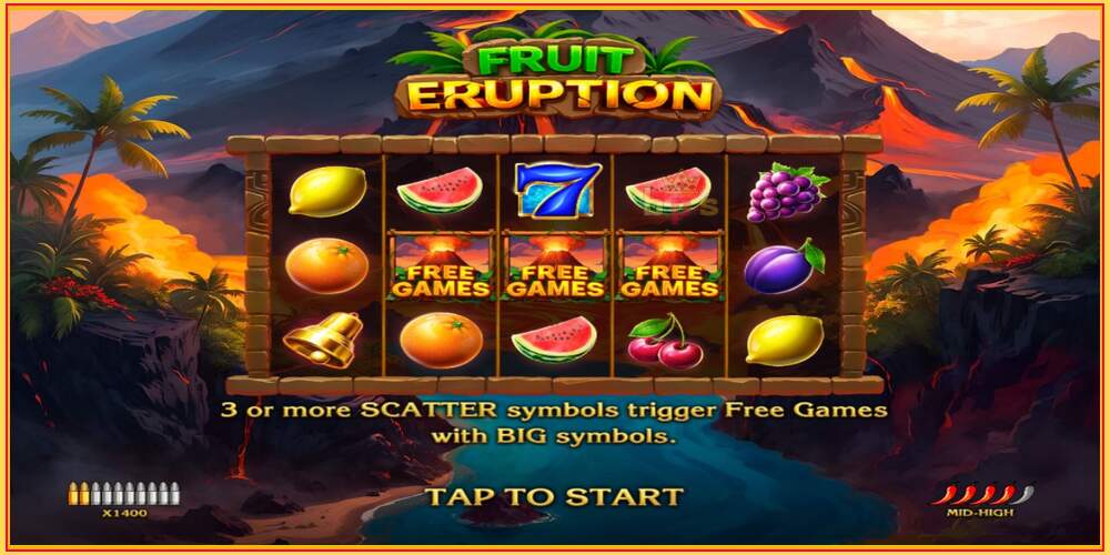 Spelautomat Fruit Eruption