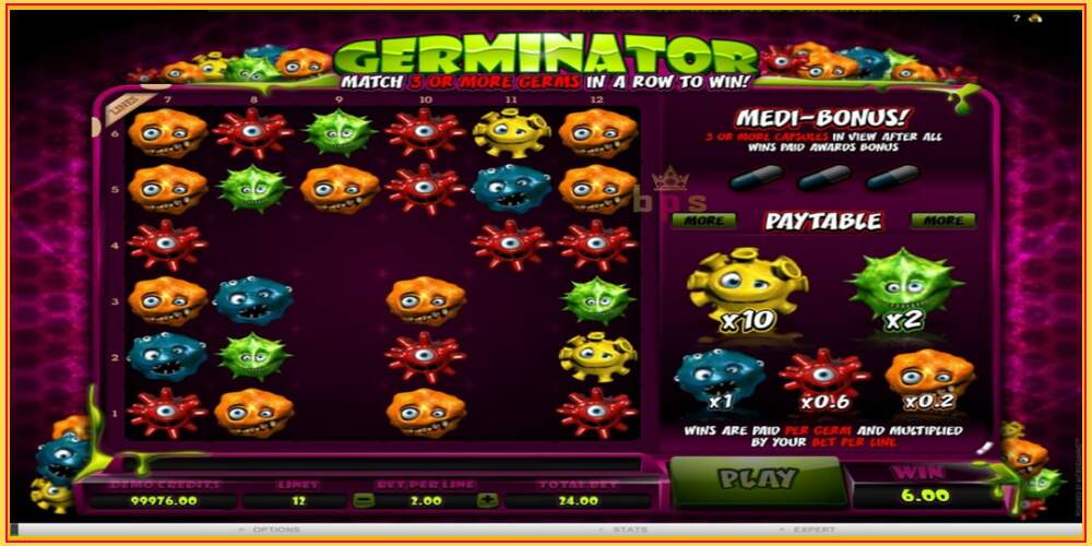 Игра слот Germinator