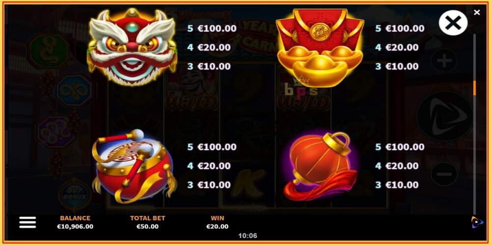 Игровой слот 3 Wonders New Year Carnival