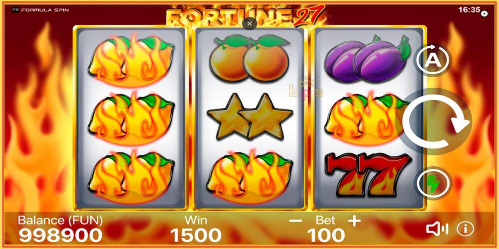 თამაშის სლოტი Fortune 27