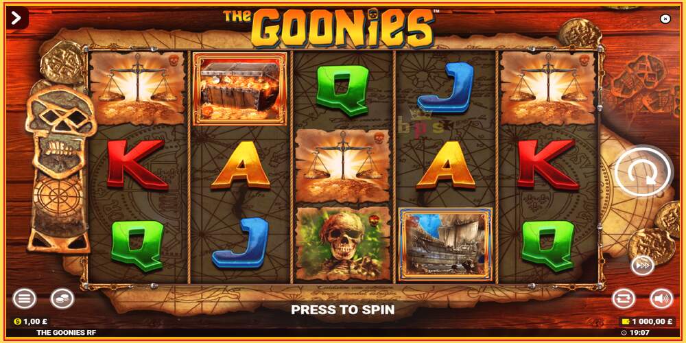 Spelslot The Goonies Deluxe Rapid Fire Jackpots