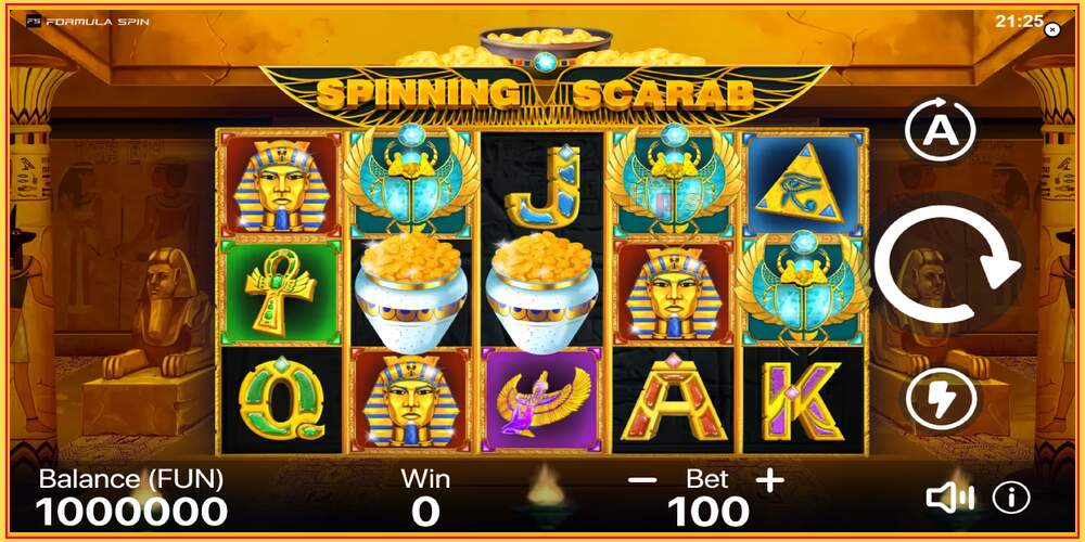 Игровой слот Spinning Scarab