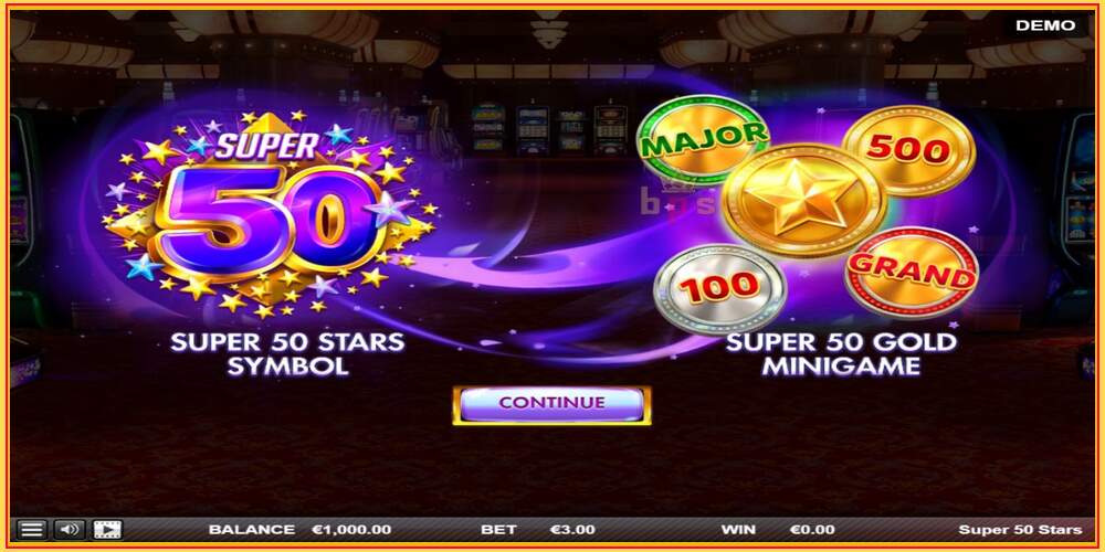 Spelautomat Super 50 Stars