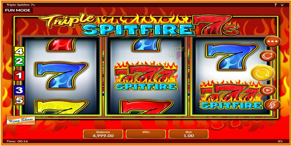 Игровой слот Triple 777 Spitfire