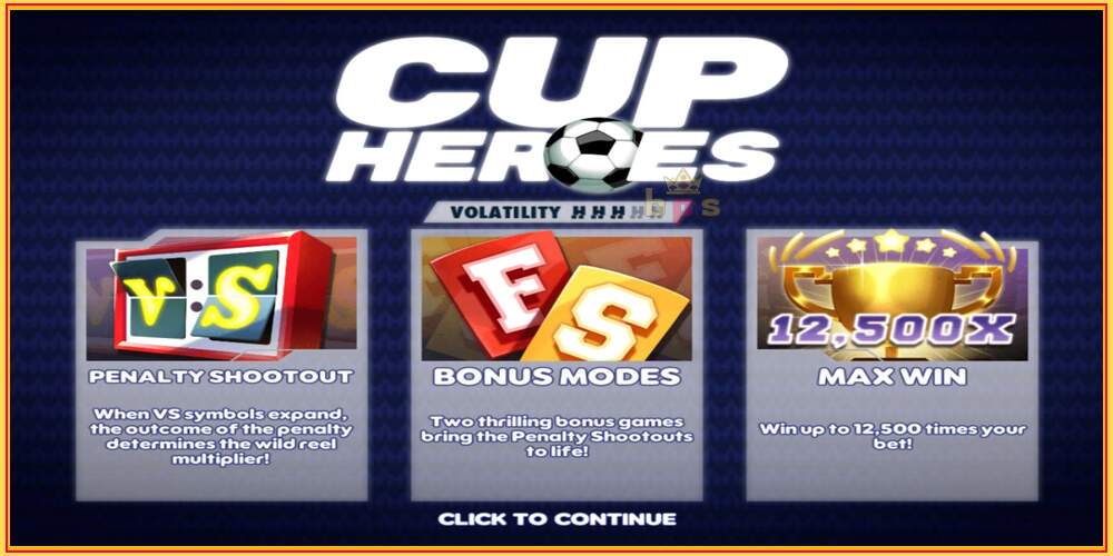 Игровой слот Cup Heroes