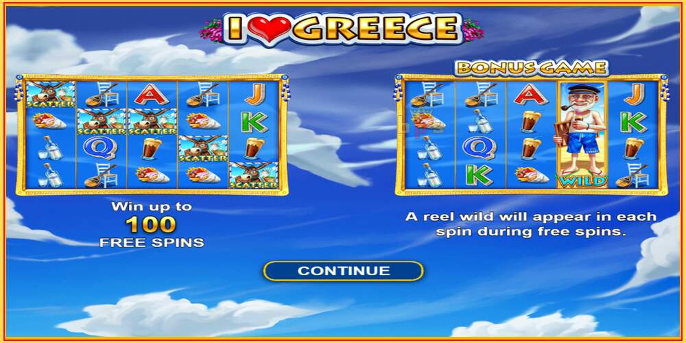 Игровой слот I Love Greece