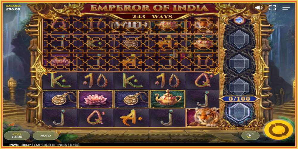 Игровой слот Emperor of India