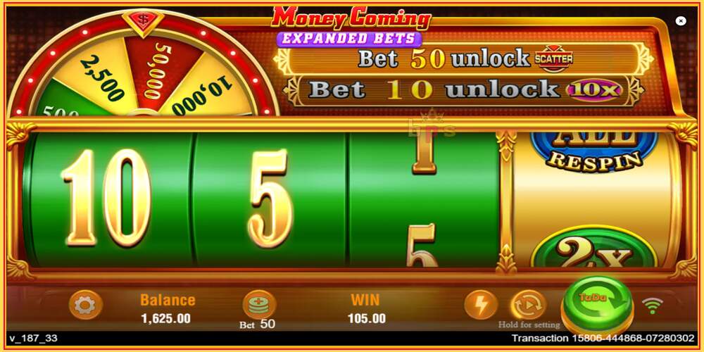 Spelslot Money Coming 2 – Expanded Bets