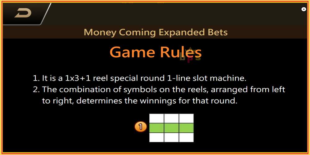 Spelslot Money Coming 2 – Expanded Bets