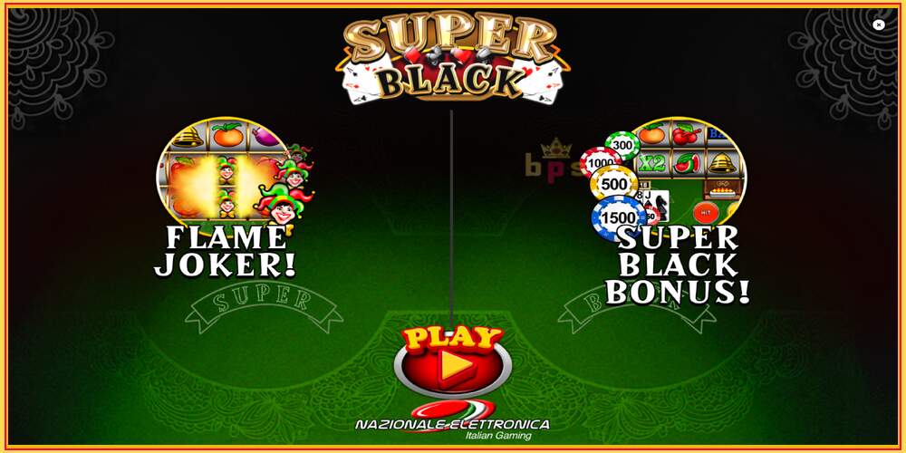 Spelslot Super Black