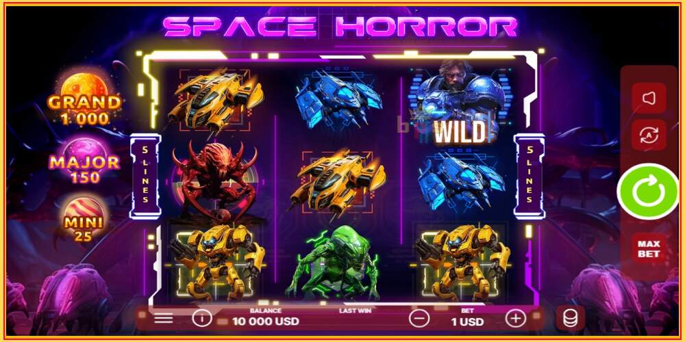 Игровой слот Space Horror