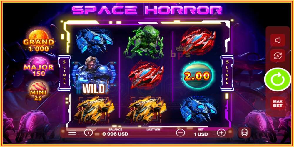 Игровой слот Space Horror