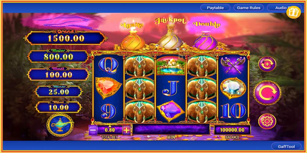 Slot de joc Mystery of the Lamp Treasure Oasis