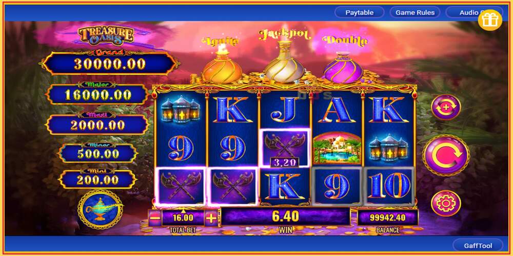 Slot de joc Mystery of the Lamp Treasure Oasis