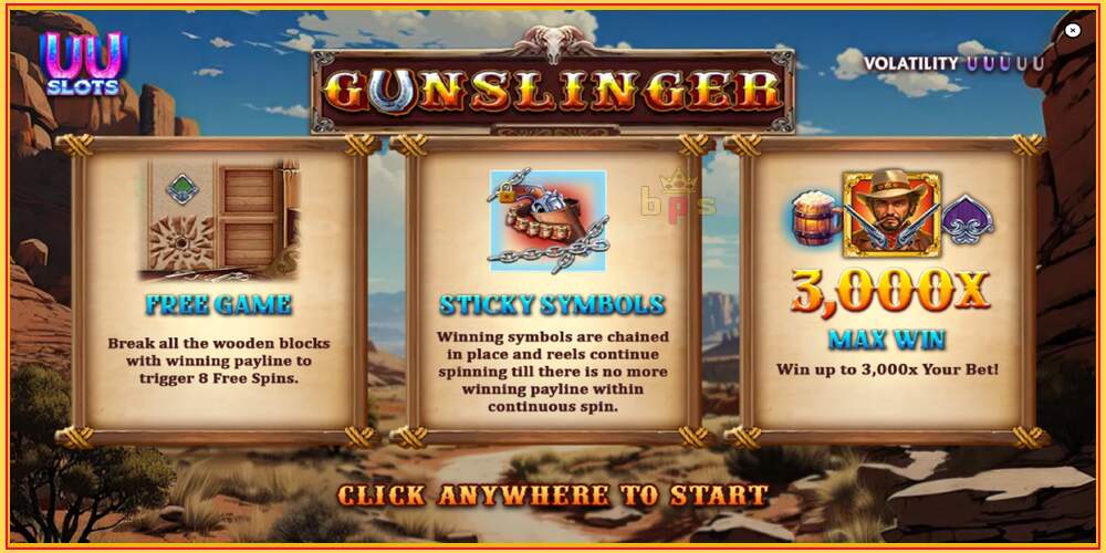 Oyun yuvası Gunslinger