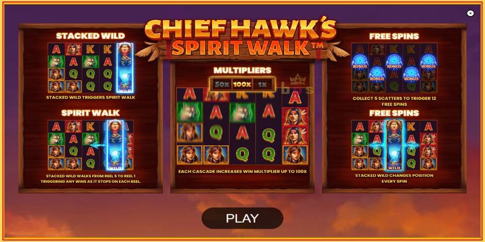 Herní slot Chief Hawk’s Spirit Walk