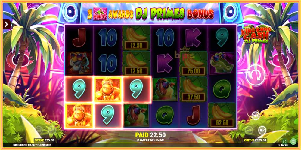 Slot di gioco King Kong Cash DJ Prime8 Rapid Fire Jackpots