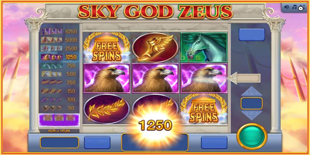 খেলার স্লট Sky God Zeus 3x3