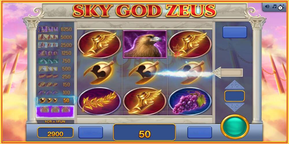 খেলার স্লট Sky God Zeus 3x3