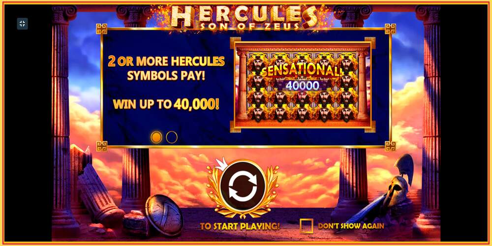 Игровой слот Hercules Son of Zeus